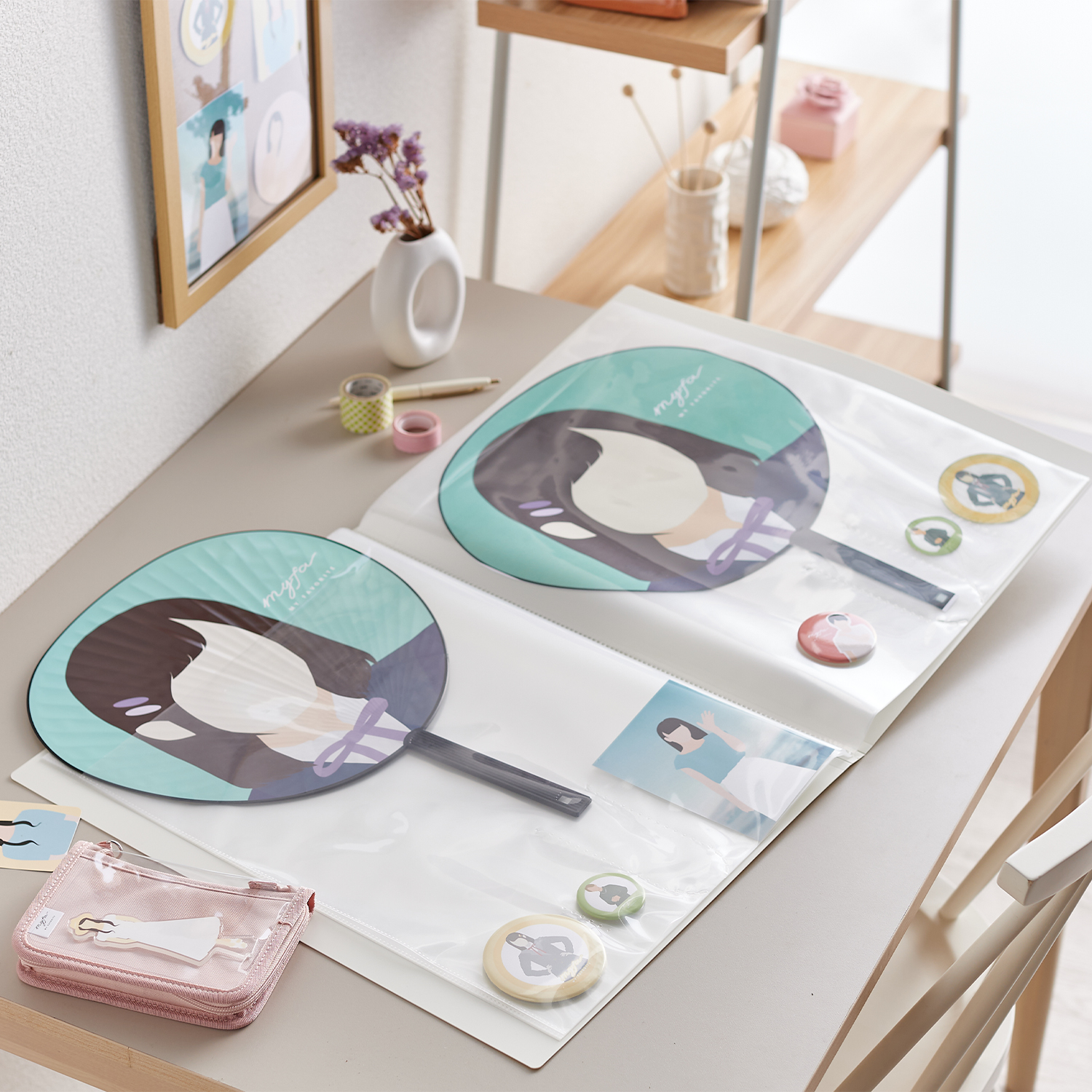 大切なうちわの保管に うちわファイル<8ポケット> 大切なうちわの保管に うちわファイル<8ポケット>