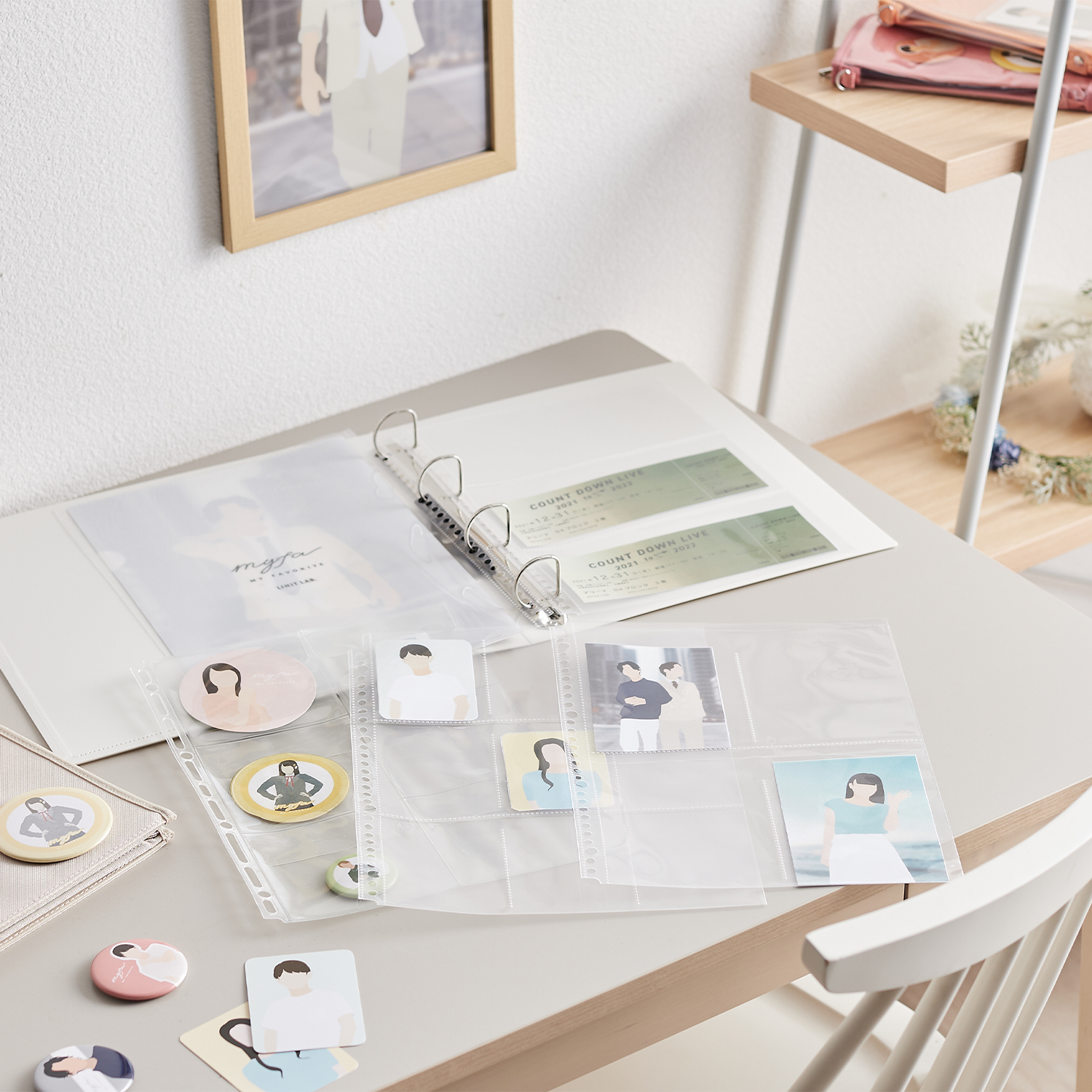 【ミファ/myfa(MY FAVORITE)】アイテムに合わせて選べるリフィル コレクションファイル