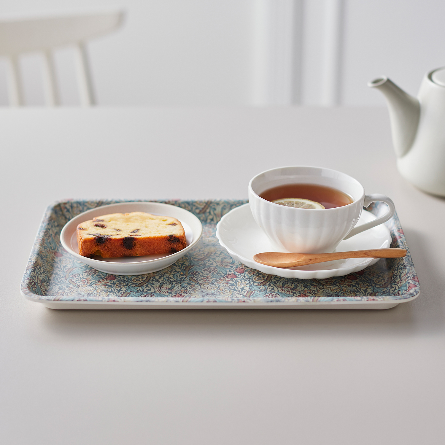 【ベルメゾン】ウィリアム・モリス 竹繊維のトレイ 【ベルメゾン】ウィリアム・モリス 竹繊維のトレイ