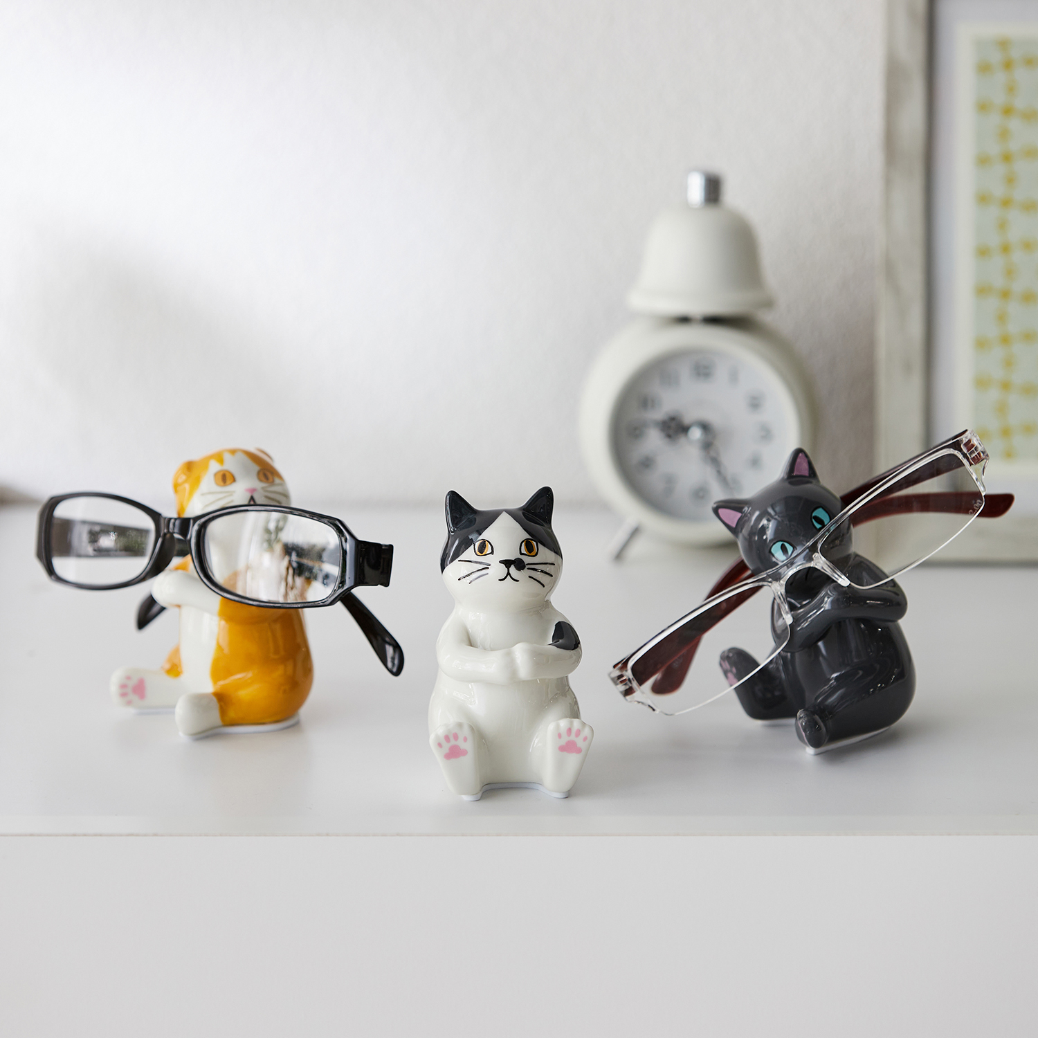 【ベルメゾン】ネコの眼鏡スタンド