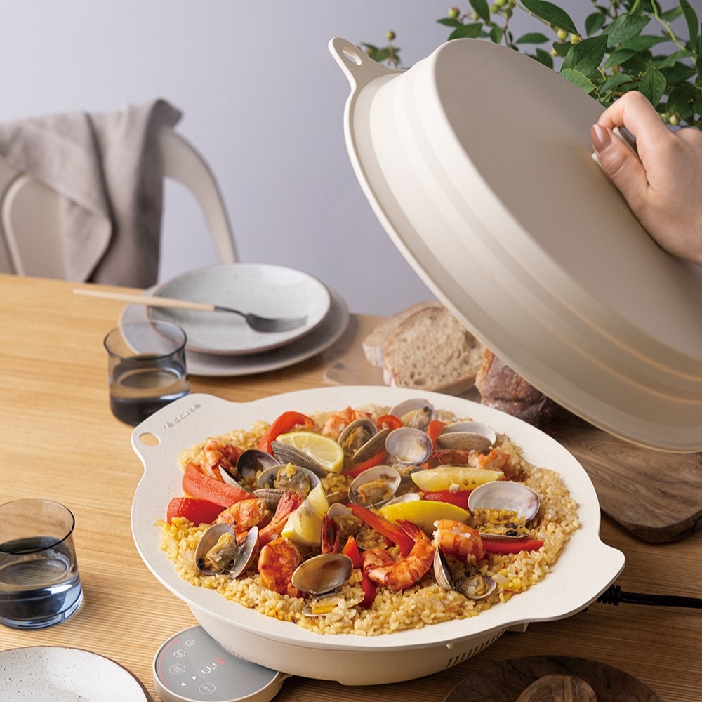 数量限定レシピ付きセット登場＞大皿感覚で使える卓上IHクッキング