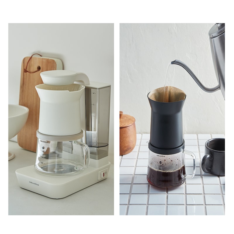 コーヒーメーカーとハンドドリップの2WAYで楽しめます
