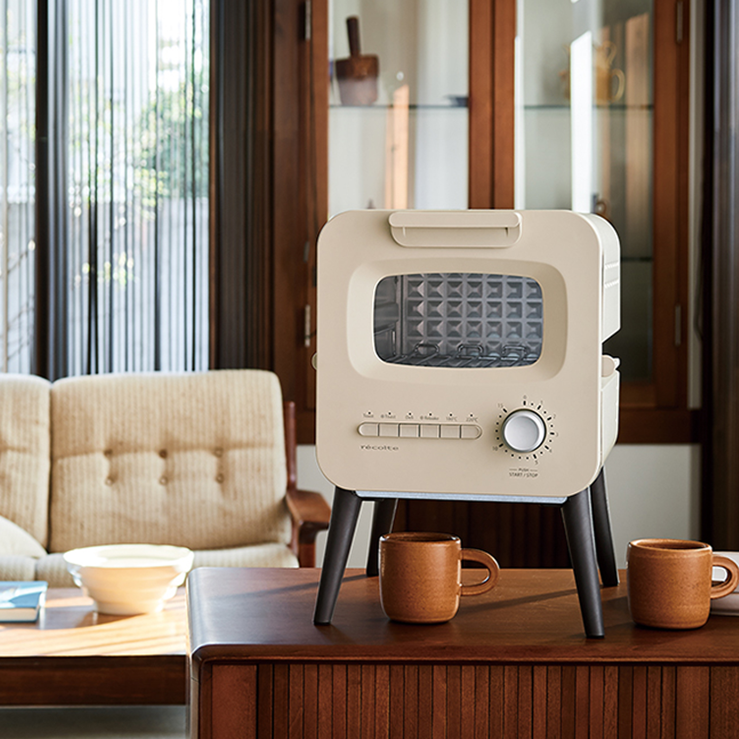 【レコルト/recolte】インテリアの一部になるオーブントースター「スライドラックトースター」