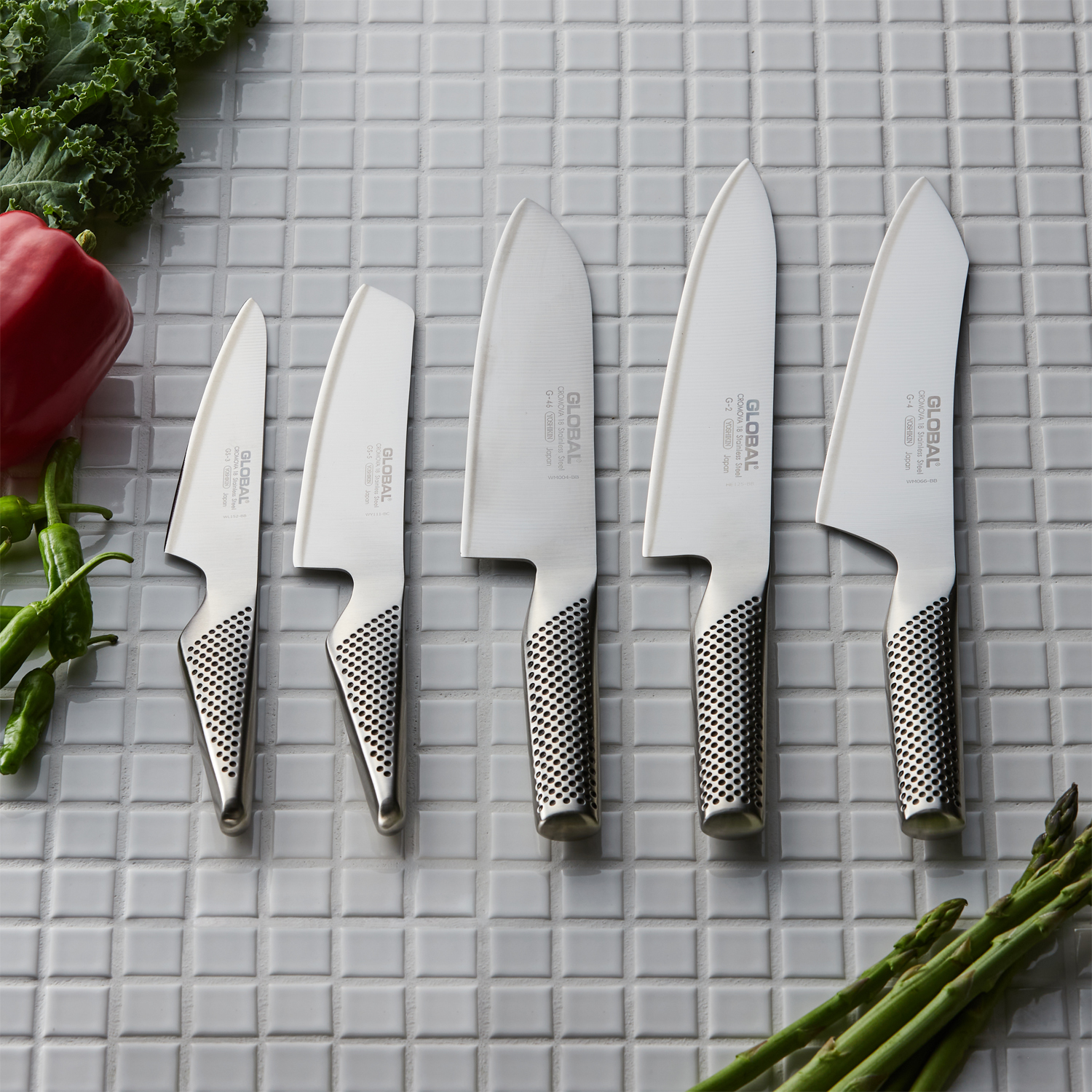 【グローバル/GLOBAL】GLOBAL オールステンレスの包丁 [日本製]