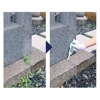 気になる隙間に流し込むだけで雑草予防