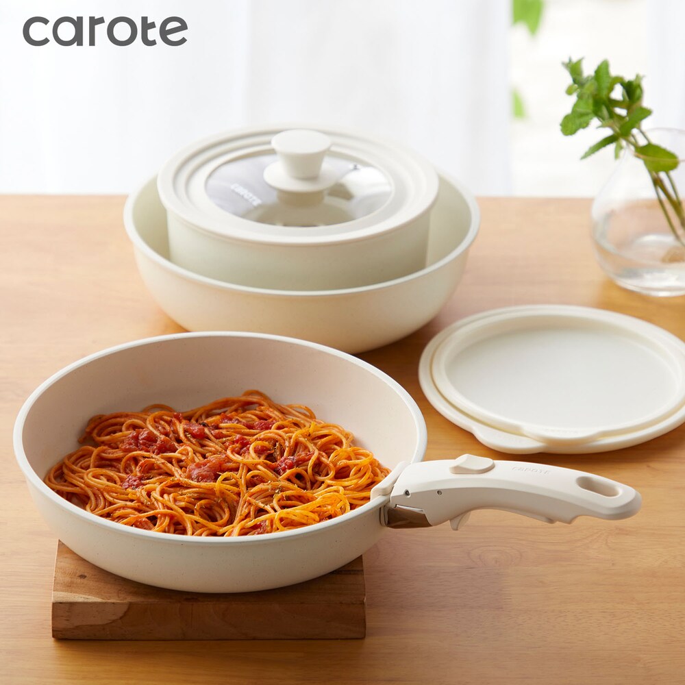 【カローテ/carote】「Carote COSY-ICE」ワンハンドルセット【ガス火・IH対応】