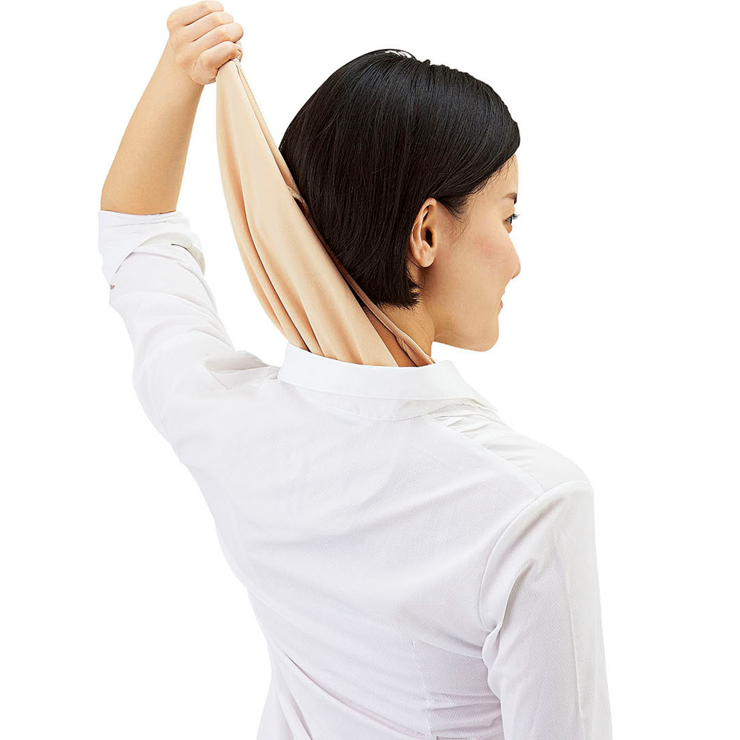 【ベルメゾン】サッと脱げるサラスラ汗取り肌着