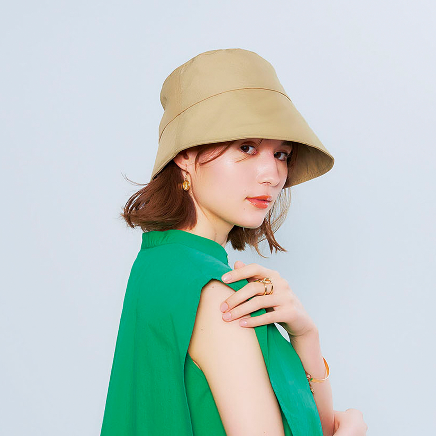 【ベルメゾン】PRECIOUS UV ブリムバケットハット