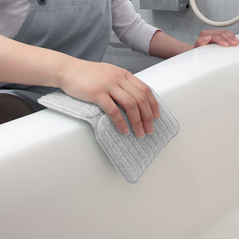 折り目がついているので、角が洗いやすい