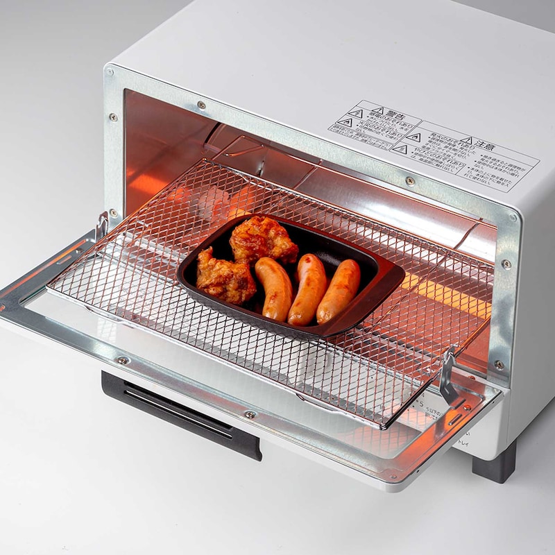 トースターでお弁当のおかずも/角型プレート