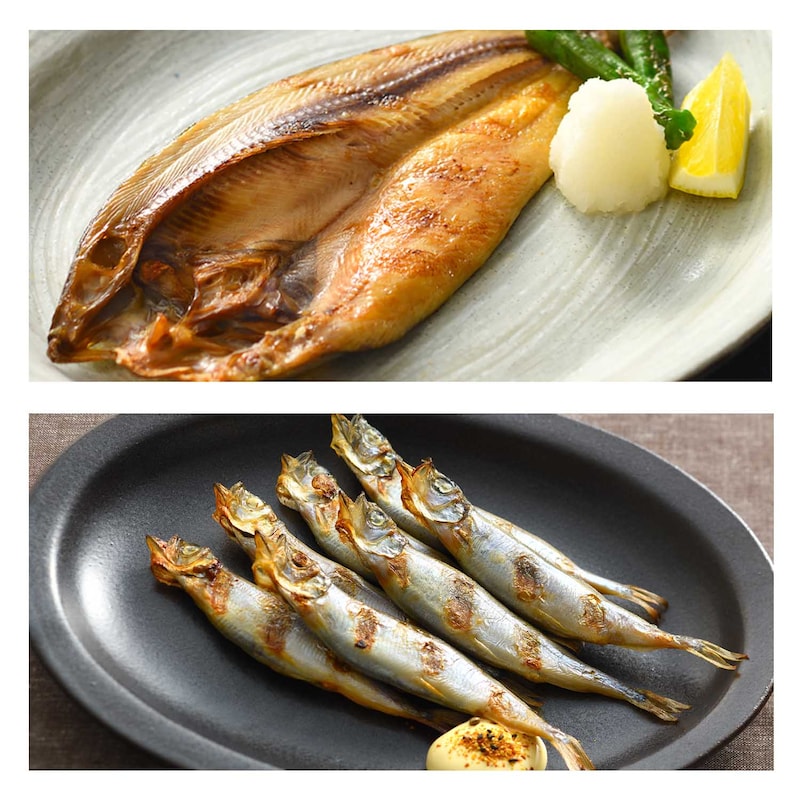 サンマやサバの他にも、旬のお魚から干物までふっくらジューシーに焼き上げます。