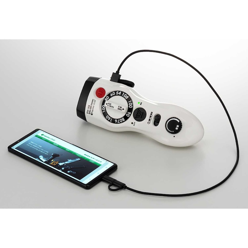 スマホ充電対応（マイクロUSB/Type-C）