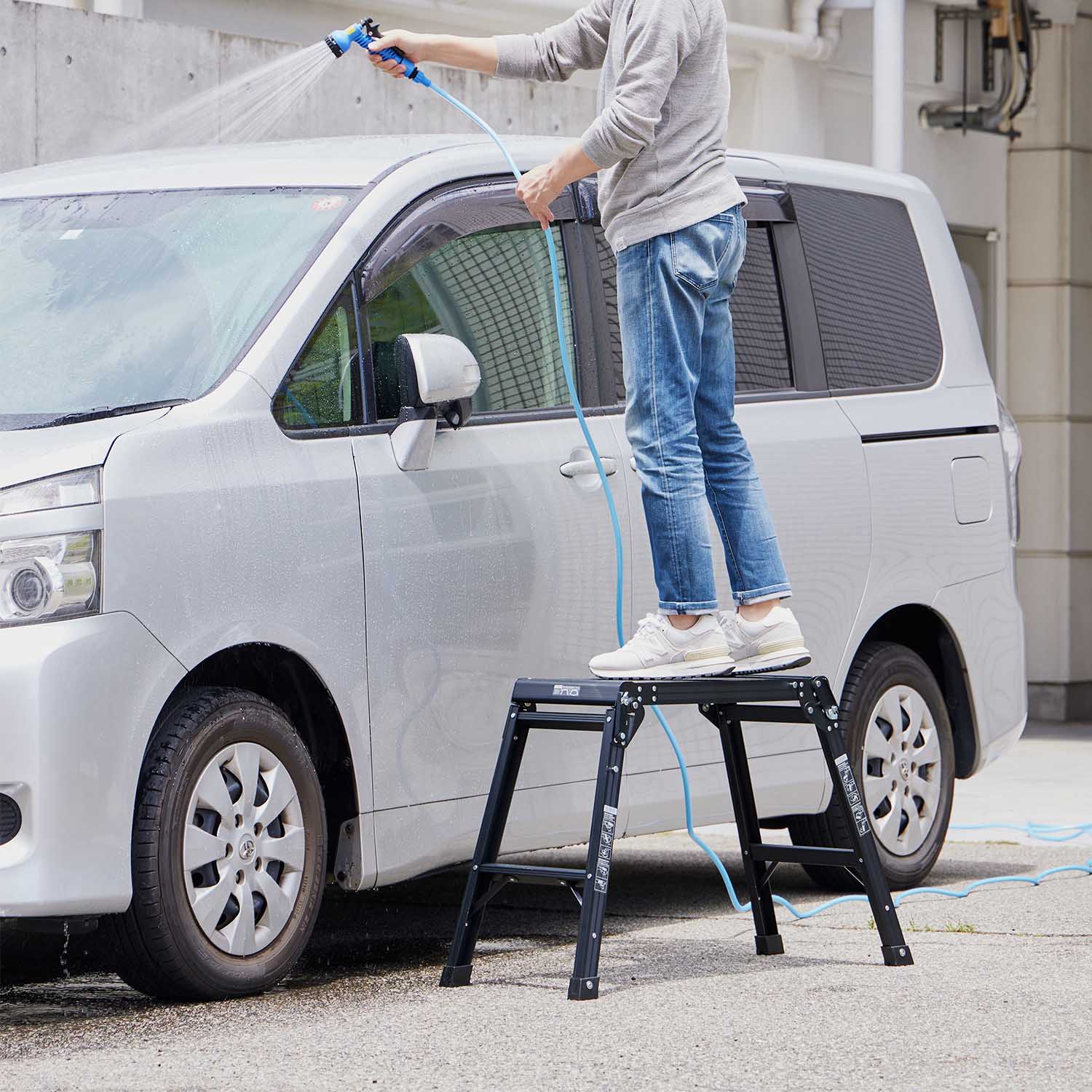 【ベルメゾン】アルミ作業台【脚立】