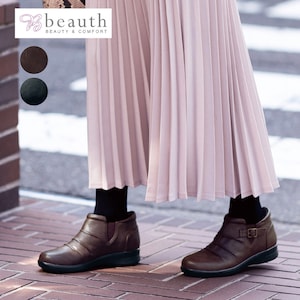 【ビュース/beauth】ギャザーショートブーツ