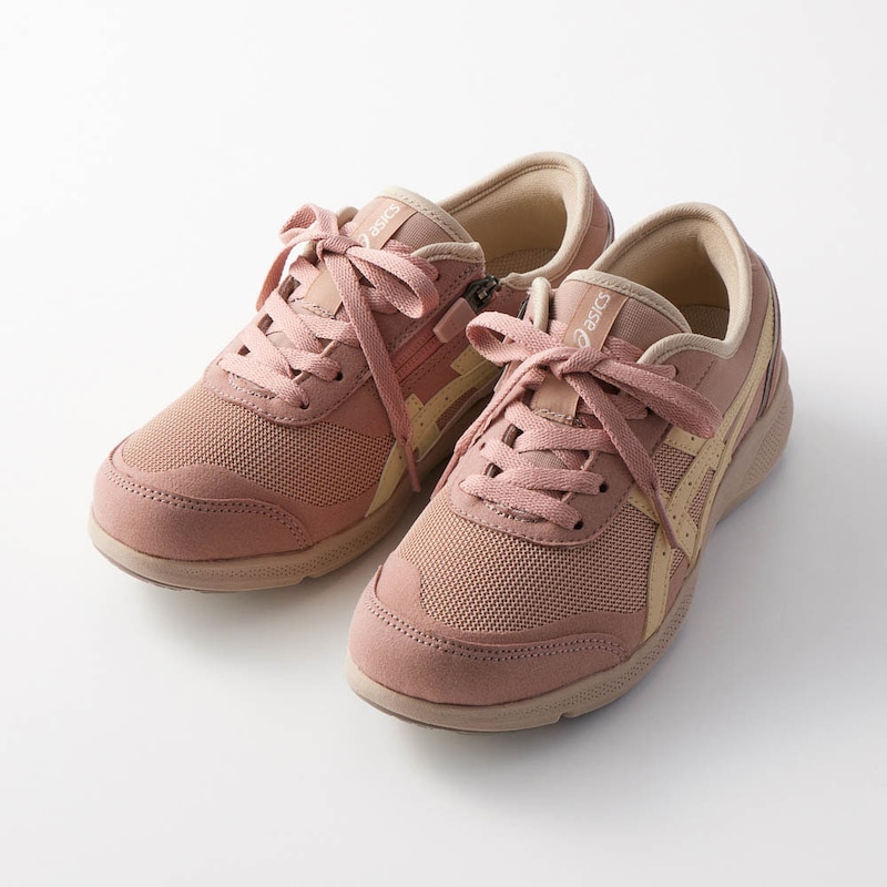 ピンクベージュ×オフホワイト