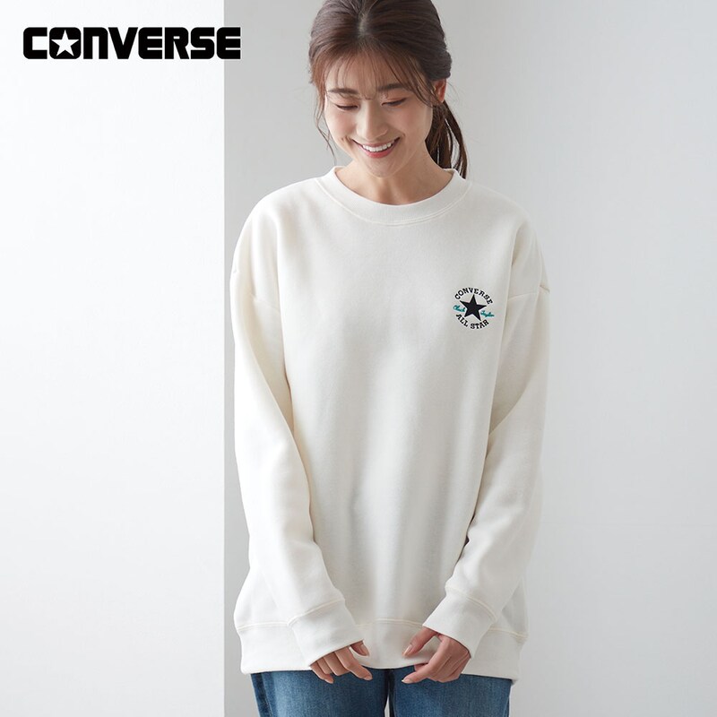裏起毛クルーネックスウェットプルオーバー(コンバース/CONVERSE 