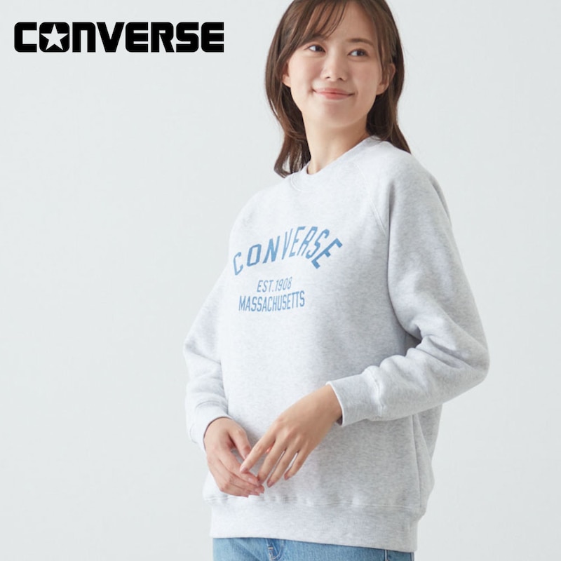 身頃裏ボアあったかスウェットプルオーバー(コンバース/CONVERSE 