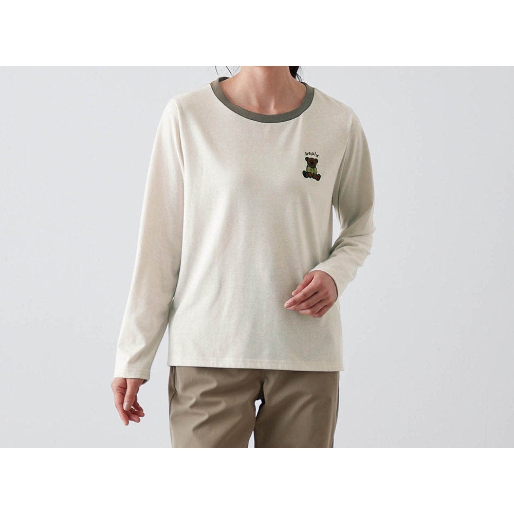 サガラ刺繍長袖Tシャツ サガラ刺繍長袖Tシャツ