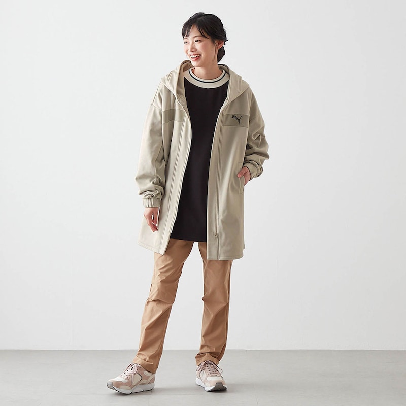 モデル身長164cm／Mサイズ着用