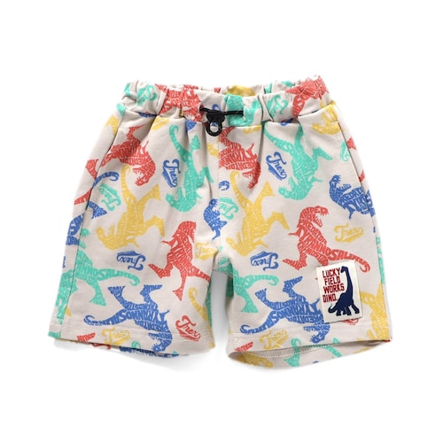 恐竜柄がかっこいい！DINO総柄カットパンツ【子供服】