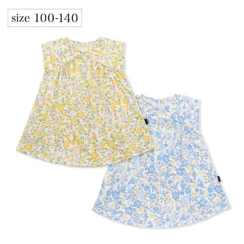 爽やかな花柄が素敵！まいにちワンピース(カットソー)【子供服】