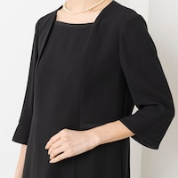 通年物ワンピース/長期間着用いただける便利な7分袖