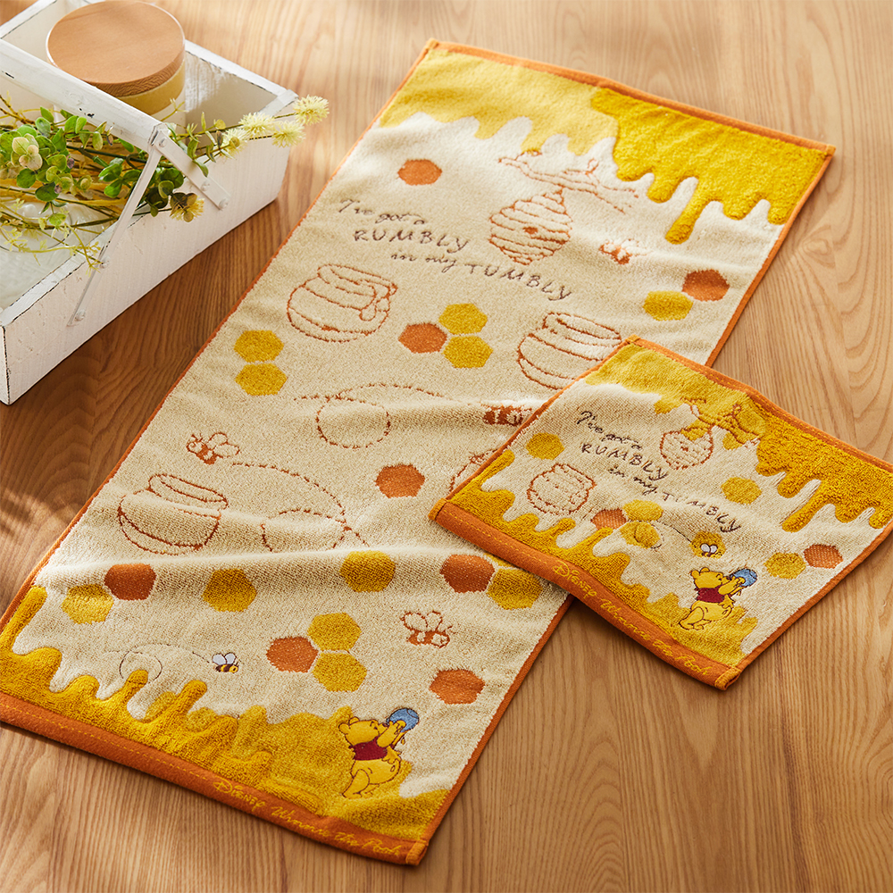 【ディズニー/Disney】はちみつモチーフのタオル「くまのプーさん」