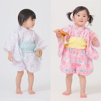 左）パープル（紫陽花）／82cm・80サイズ、右）ピンク（紫陽花）／78cm・80サイズ