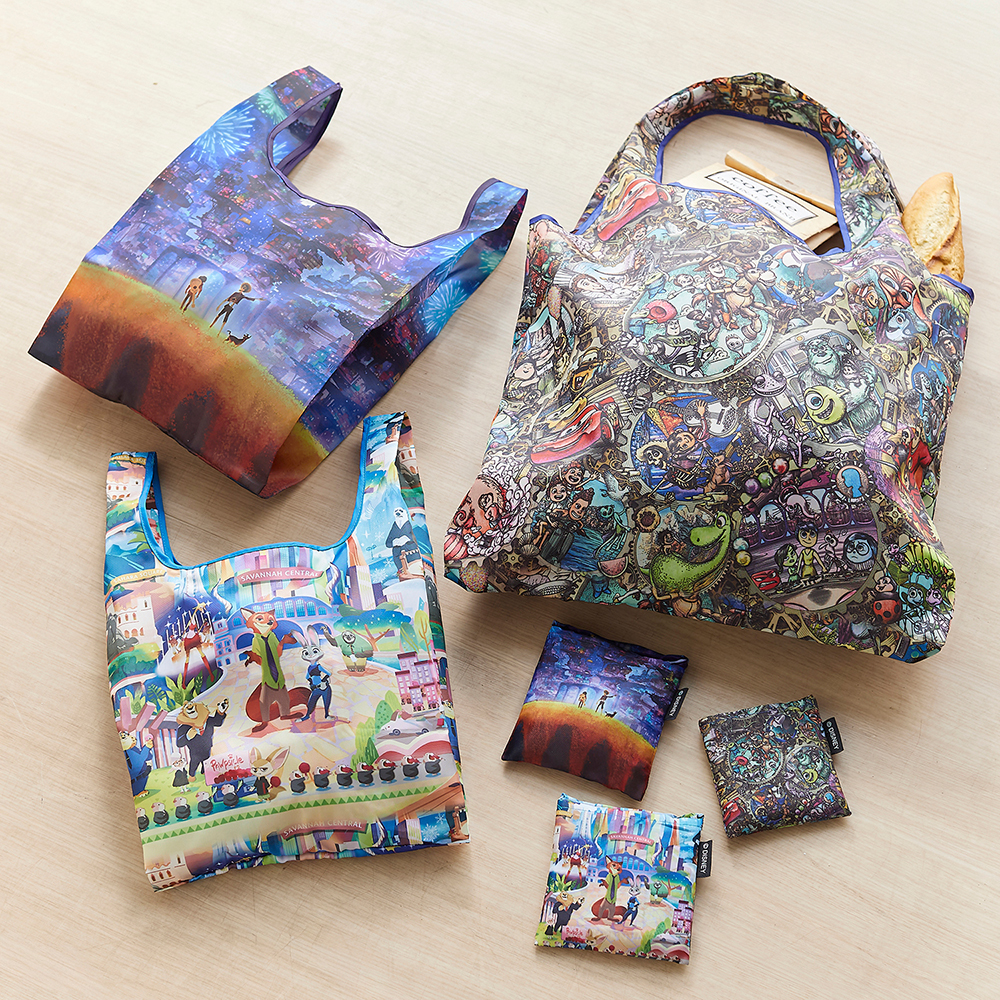 【ディズニー/Disney】アートのようなショッピングバッグ(選べるキャラクター)