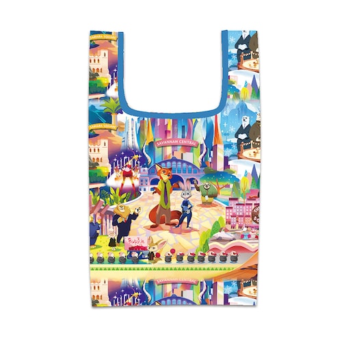 アートのようなショッピングバッグ（選べるキャラクター）