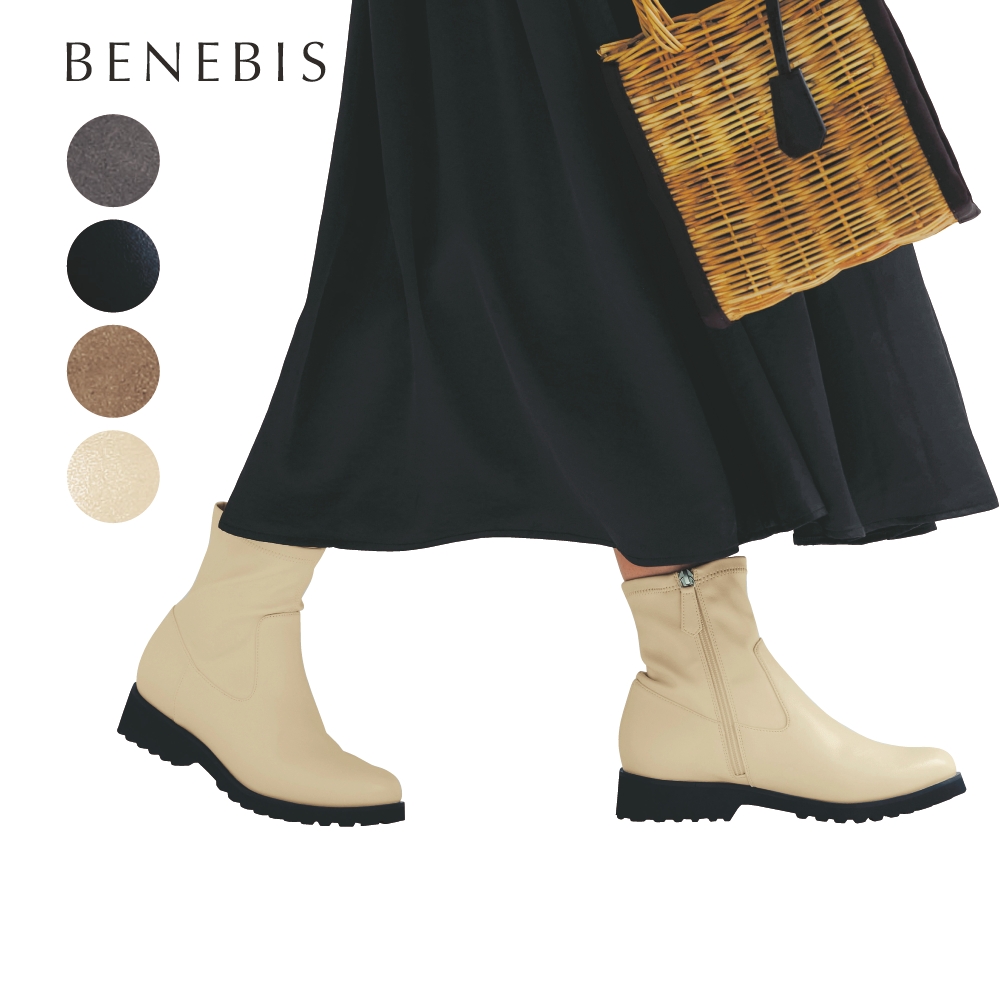 【ベネビス/BENEBIS】ストレッチショートブーツ