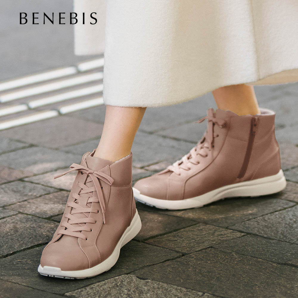 【ベネビス/BENEBIS】あったかハイカットスニーカー