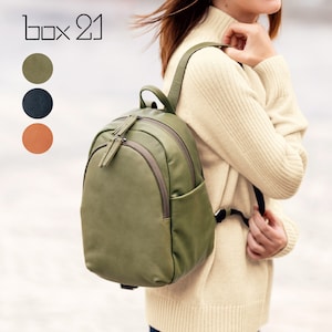 【ボックス21/box21】本革リュックサック