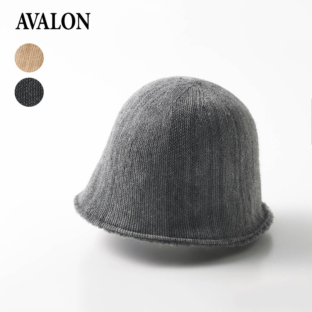 【アバロン/AVALON】透かし編みベルハット【リバーシブル】