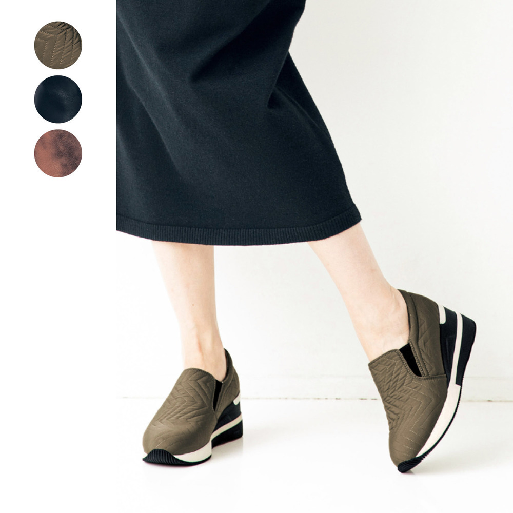 【エスエヌ バイ スタイルノート/SN by StyleNote】あったかボアインソールスリッポン【軽量】