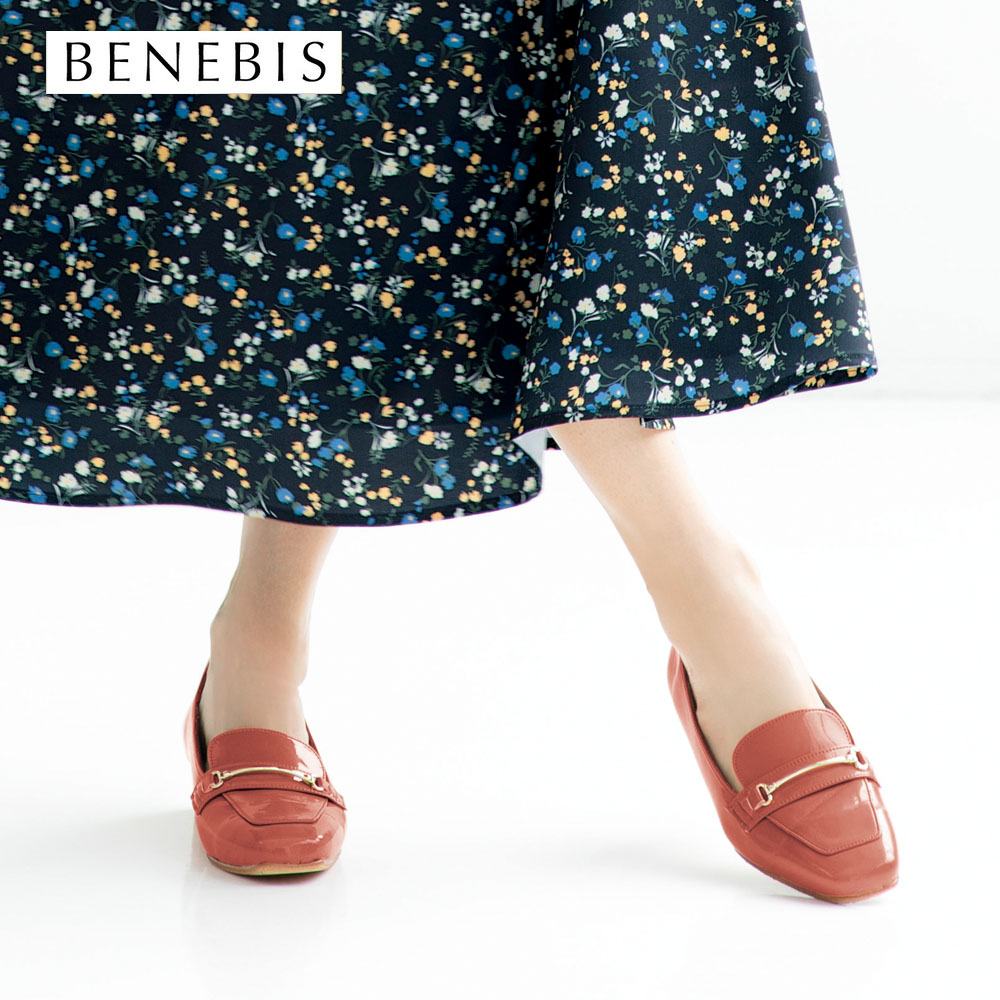 【ベネビス/BENEBIS】美暖ヒールローファー[日本製]