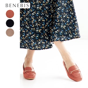 【ベネビス/BENEBIS】【3月12日再値下げ】 美暖ヒールローファー[日本製]