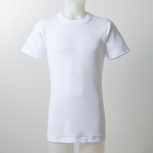 【メンズ】コットン丸首半袖Tシャツ