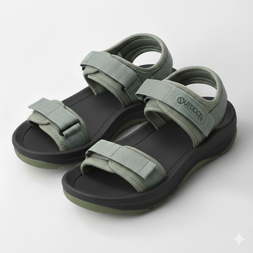 足もと涼しげ大人スポーティサンダル