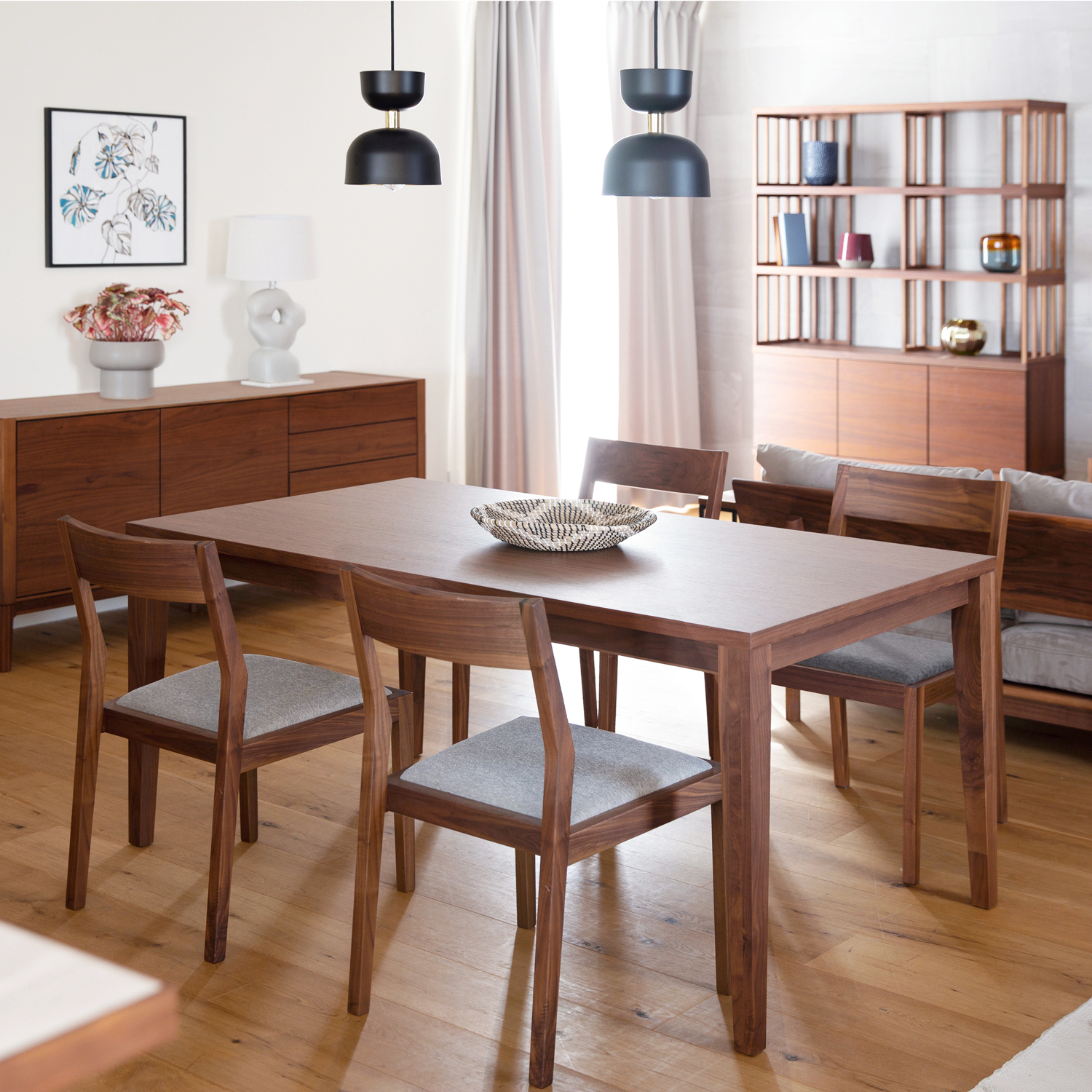 【高野木工/TAKANO MOKKOU】ウォルナット材のダイニングテーブル【COMMON】 【高野木工/TAKANO MOKKOU】ウォルナット材のダイニングテーブル【COMMON】