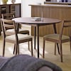 【高野木工/TAKANO MOKKOU】【受注生産】ウォルナット無垢材の円形ダイニングテーブル【PLAIN】
