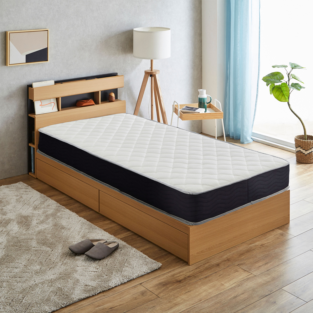 【ベルメゾン】ポケットコイルマットレス【圧縮ロールにてお届け】