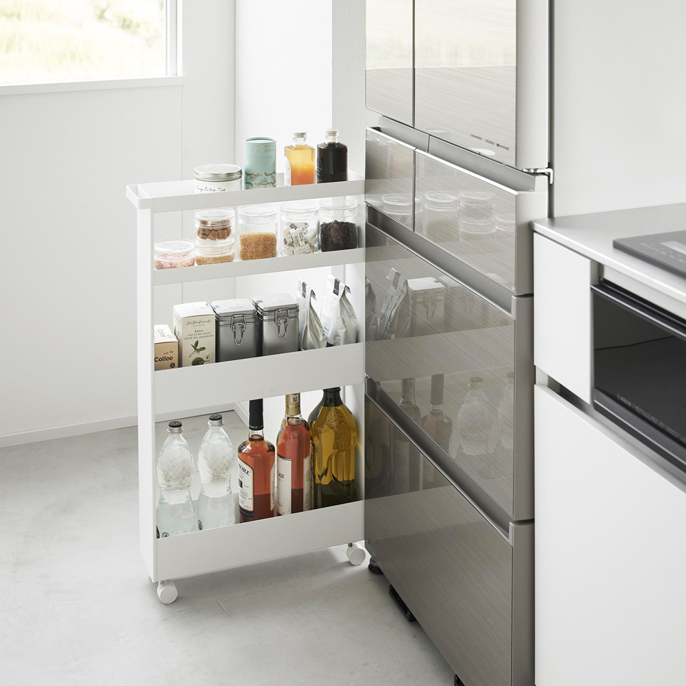 【タワー/tower】キッチン・サニタリー隙間ワゴン 【タワー/tower】キッチン・サニタリー隙間ワゴン