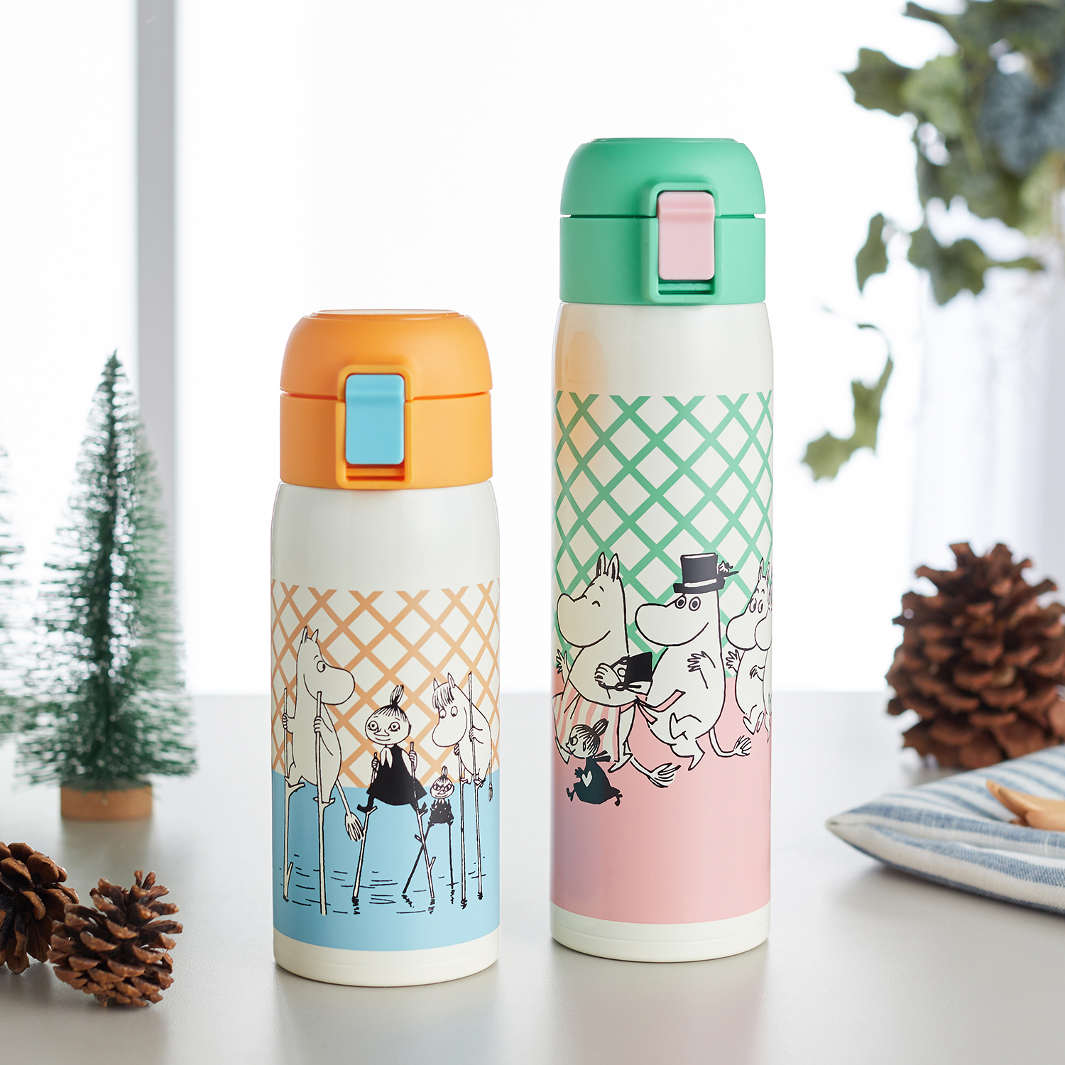 【ムーミン/MOOMIN】ステンレスワンタッチボトル「ムーミン」