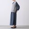 モデル身長167cm／M ※写真は撮影用のため着丈+9cmになります。
