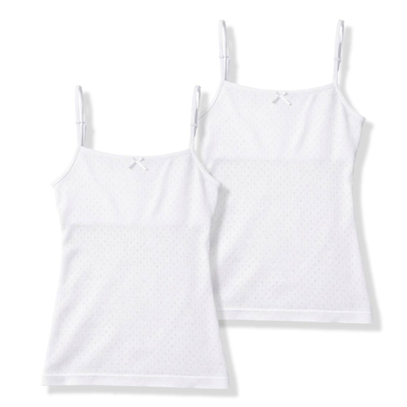 キャミ：ホワイト