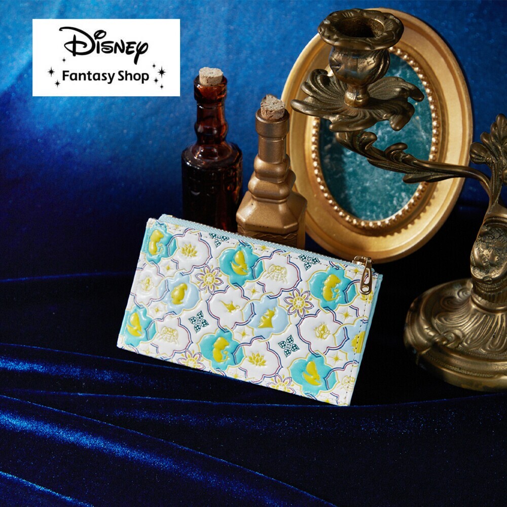【ディズニー/Disney】浅草文庫本革フラグメントケース[日本製]「アラジン」