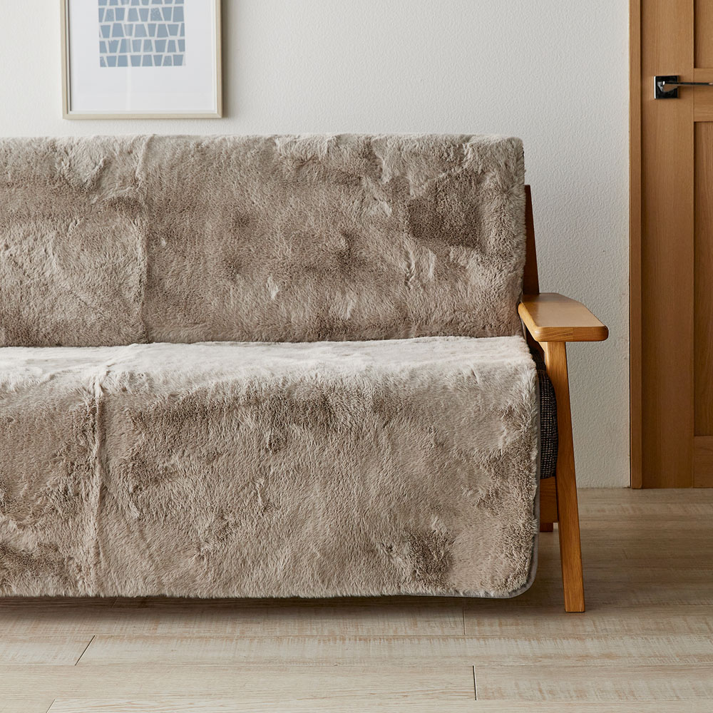 【ベルメゾン】ファータッチの中掛けソファーカバー