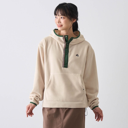 チロリアンテープ付きパーカ