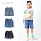 ユーズド感がかっこいいデニムハーフパンツ【子供服】